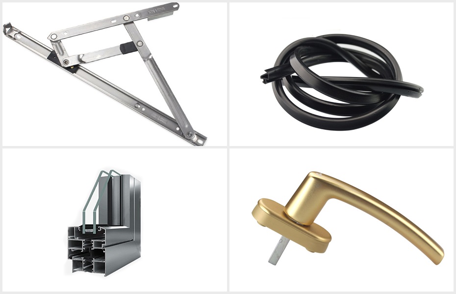 52系列隔熱內(nèi)開(kāi)窗配件